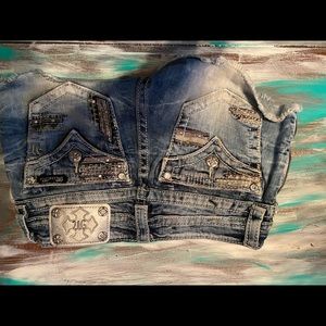 Size 25 jean shorts